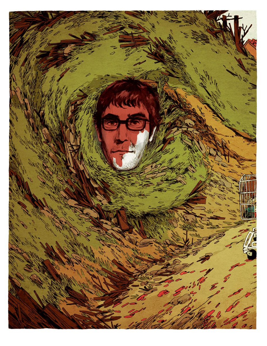 Bruno, ilustración de Jon Juárez para La Fábula del Dibujante